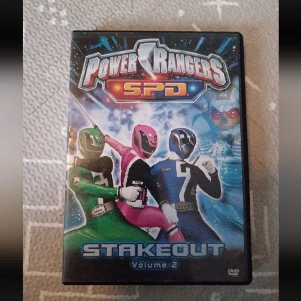 Power Ranger SPD Stakeout Volume 2 DVD - Green, Pink, Blue